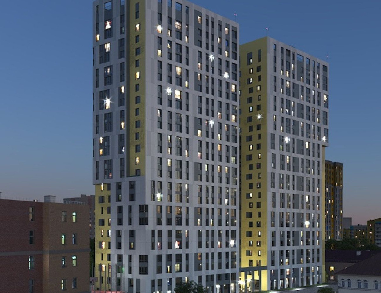2-комнатная квартира, 46.02 кв.м., улица Бакалинская, дом 9, Уфа